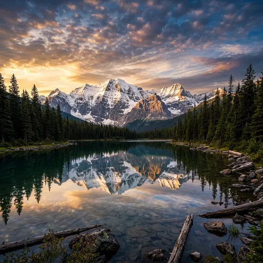 Compression example: the original landscape photo